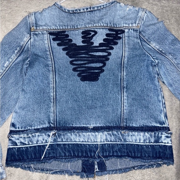 Emporio Armani, girls distress distressed jacket, size 8A - Picture 3 of 7